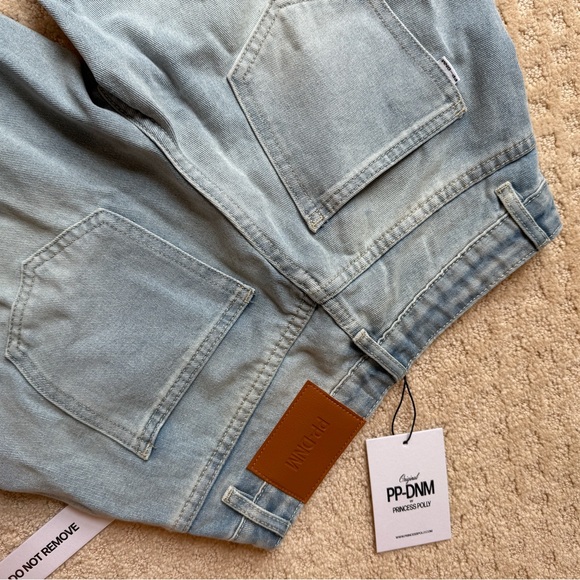 Princess Polly low rise baggy light blue jeans new with tags - Picture 4 of 4